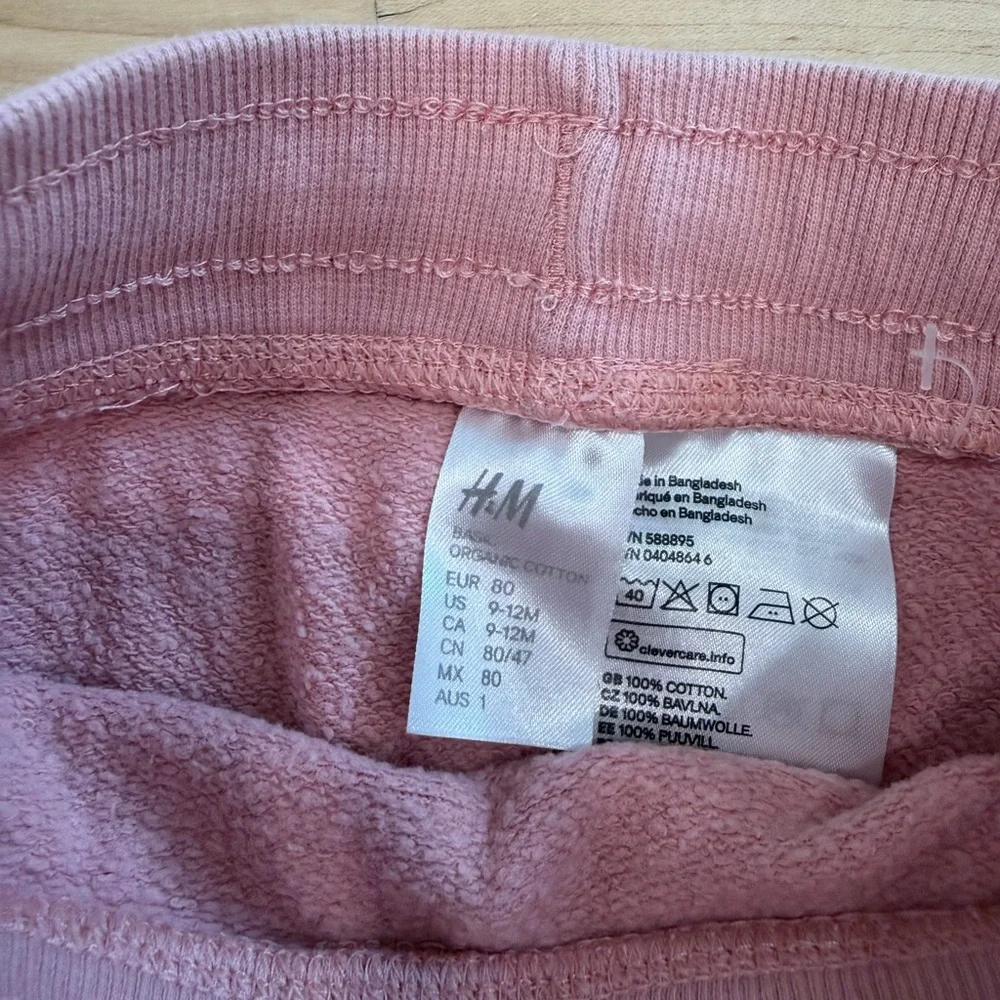 H&M Pink Kids Sweatshirt and Pants Set